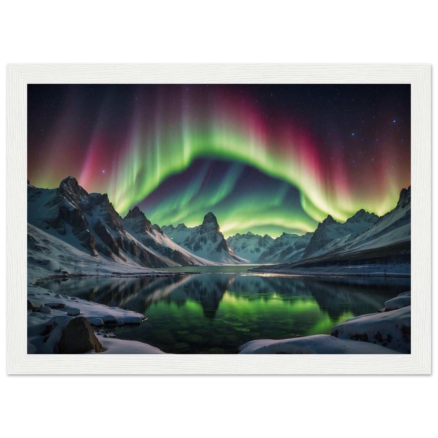Premium Matte Paper Wooden Framed Poster