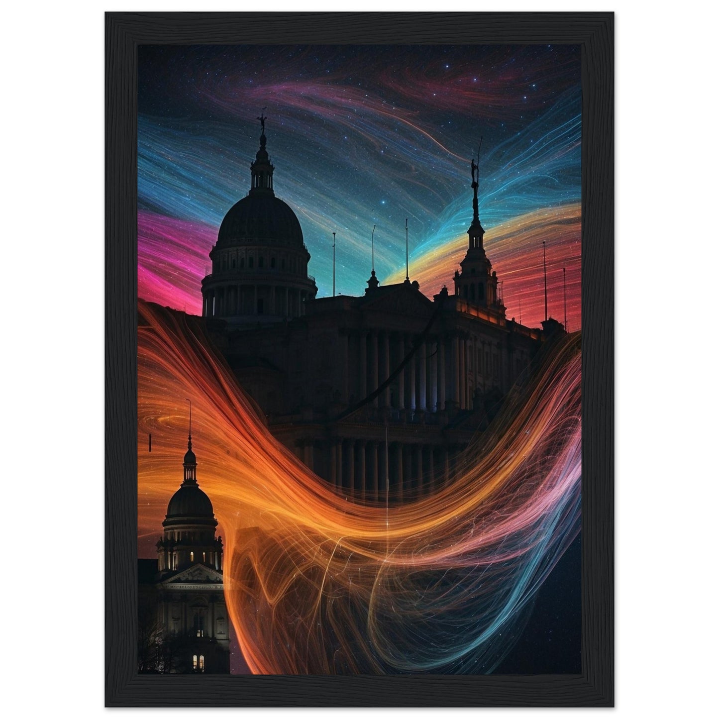 Premium Matte Paper Wooden Framed Poster