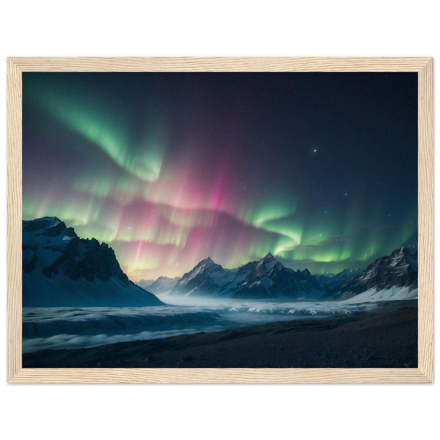Premium Matte Paper Wooden Framed Poster