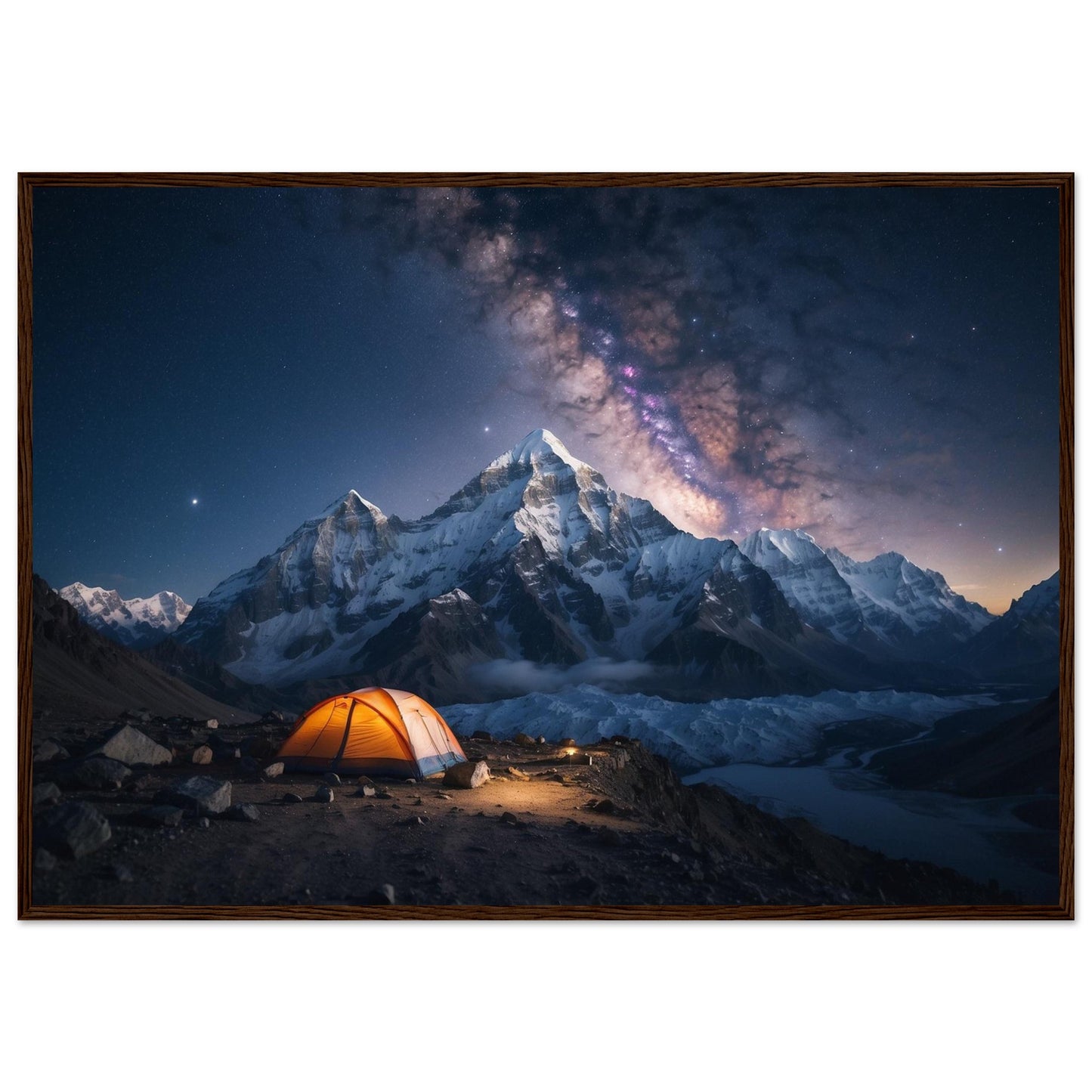 Premium Matte Paper Wooden Framed Poster