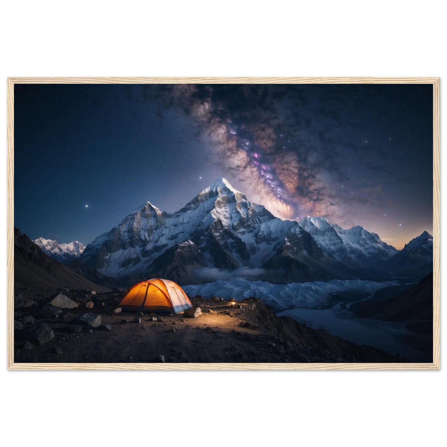 Premium Matte Paper Wooden Framed Poster