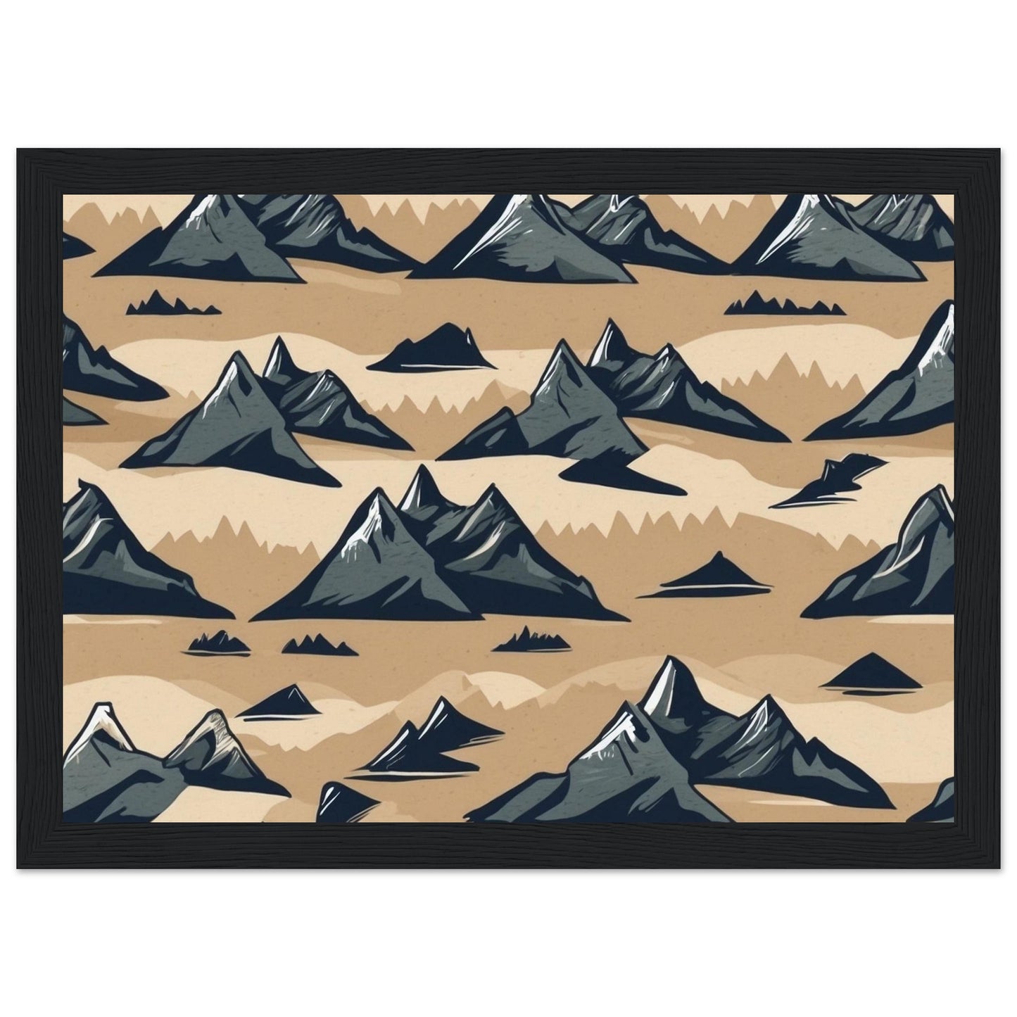 Premium Matte Paper Wooden Framed Poster