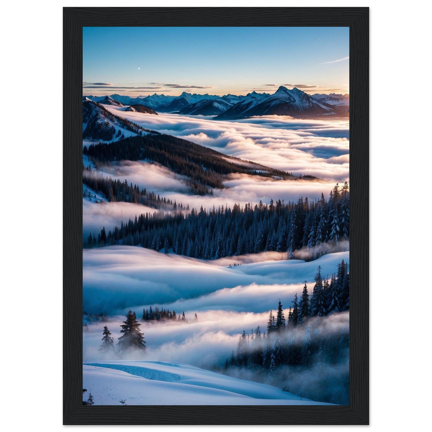 Premium Matte Paper Wooden Framed Poster