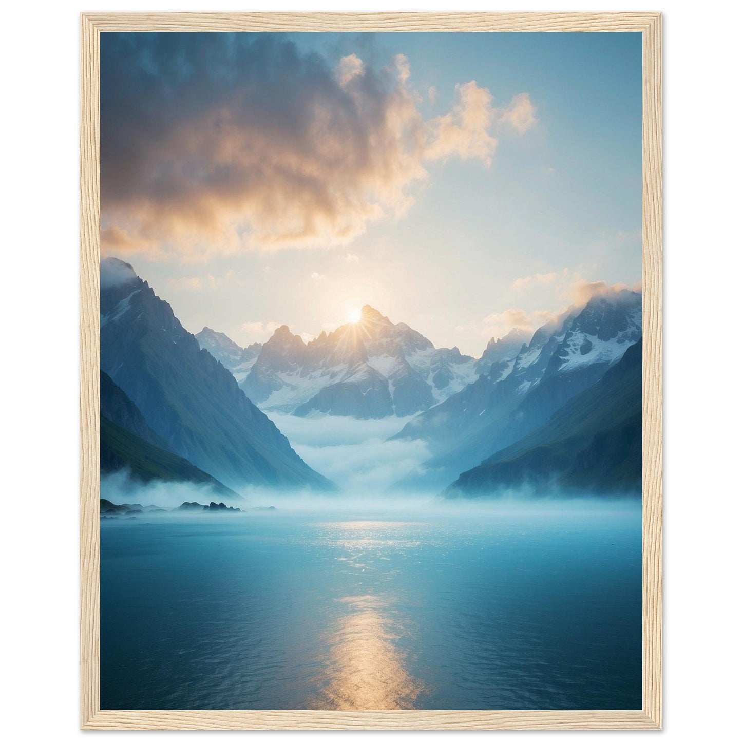 Premium Matte Paper Wooden Framed Poster