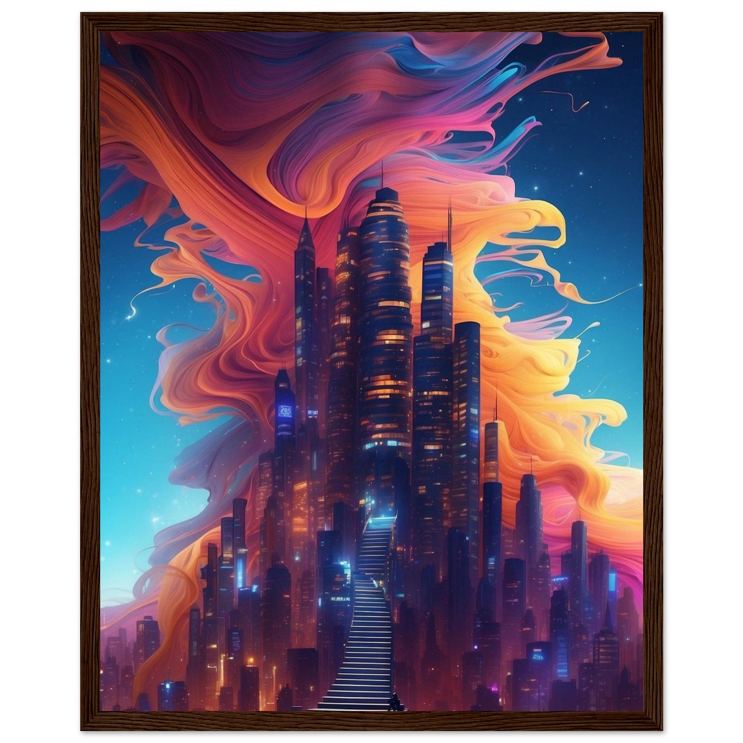 Premium Matte Paper Wooden Framed Poster