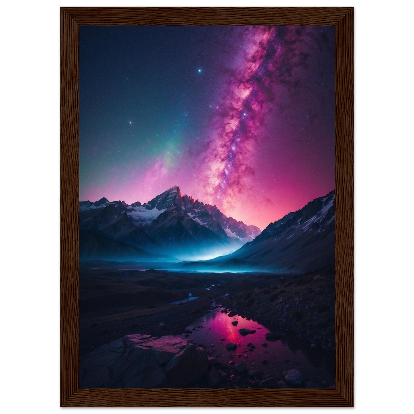 Premium Matte Paper Wooden Framed Poster