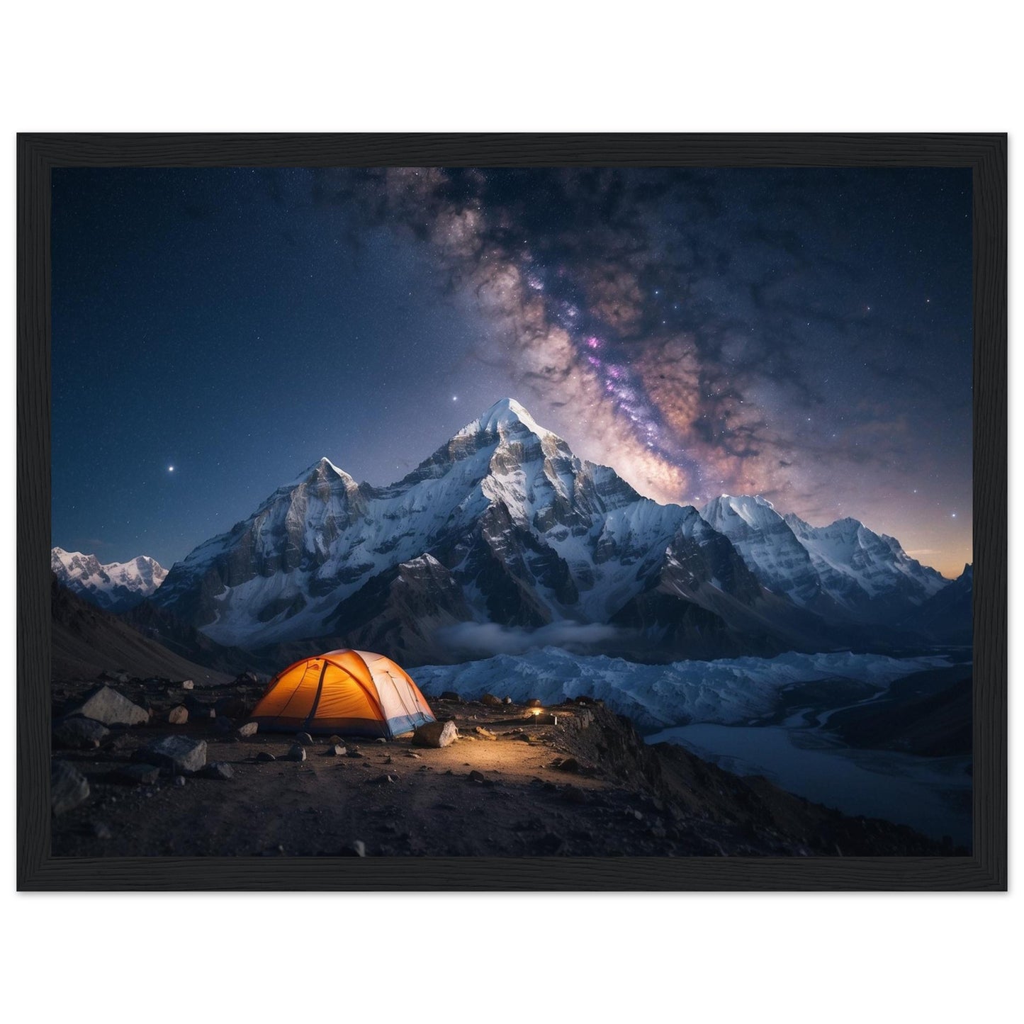 Premium Matte Paper Wooden Framed Poster