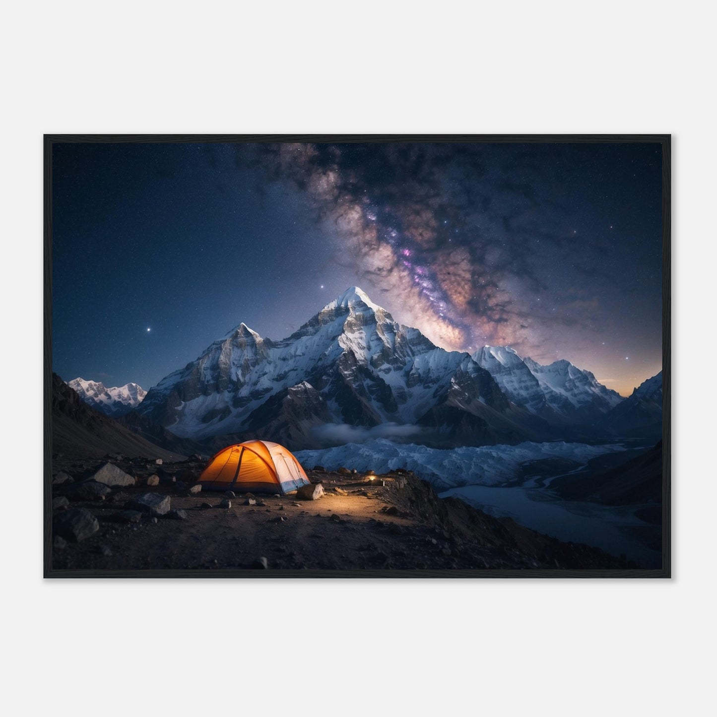 Premium Matte Paper Wooden Framed Poster