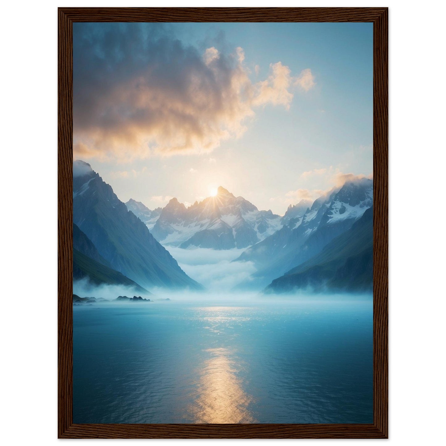 Premium Matte Paper Wooden Framed Poster