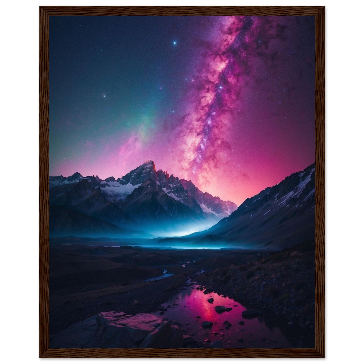 Premium Matte Paper Wooden Framed Poster