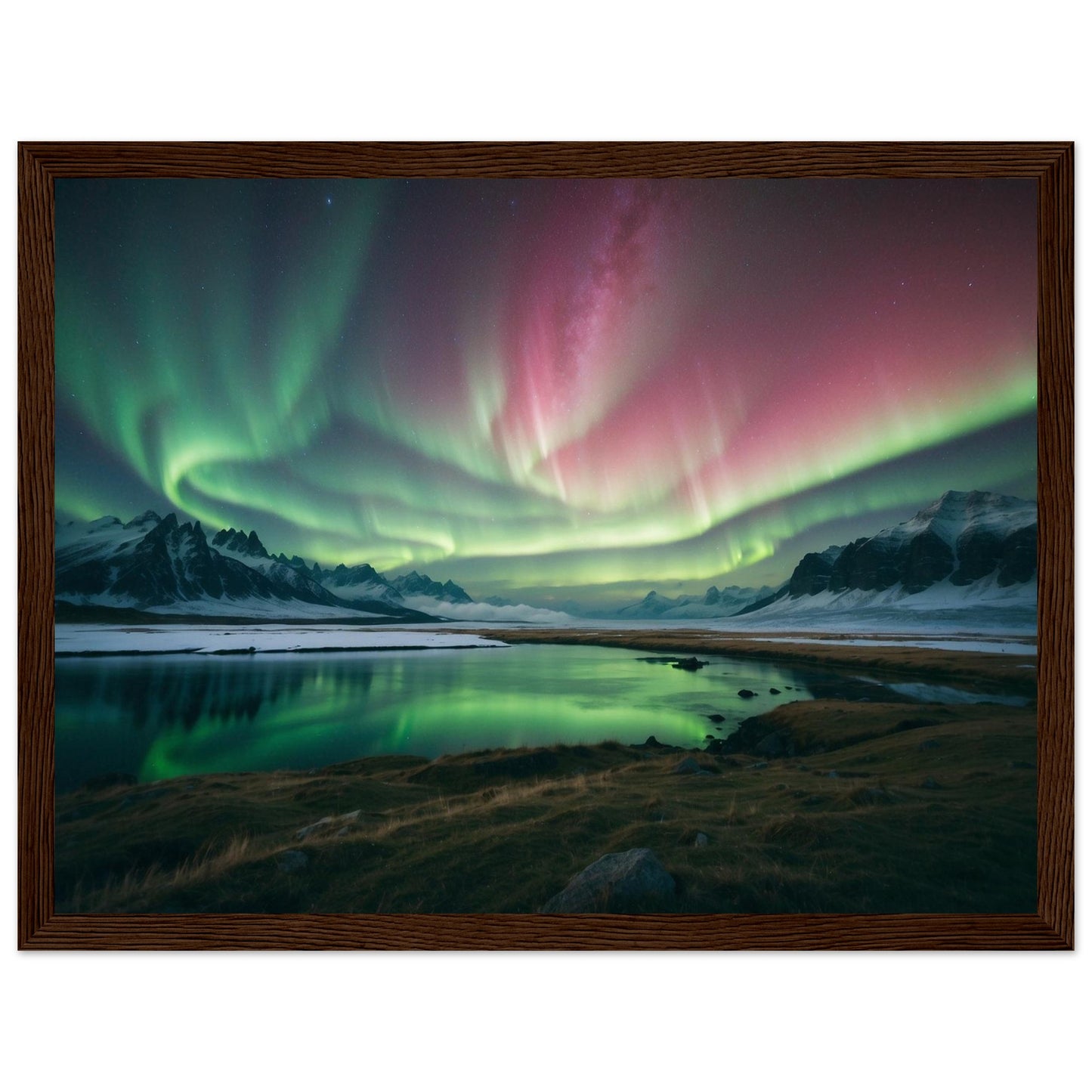 Premium Matte Paper Wooden Framed Poster