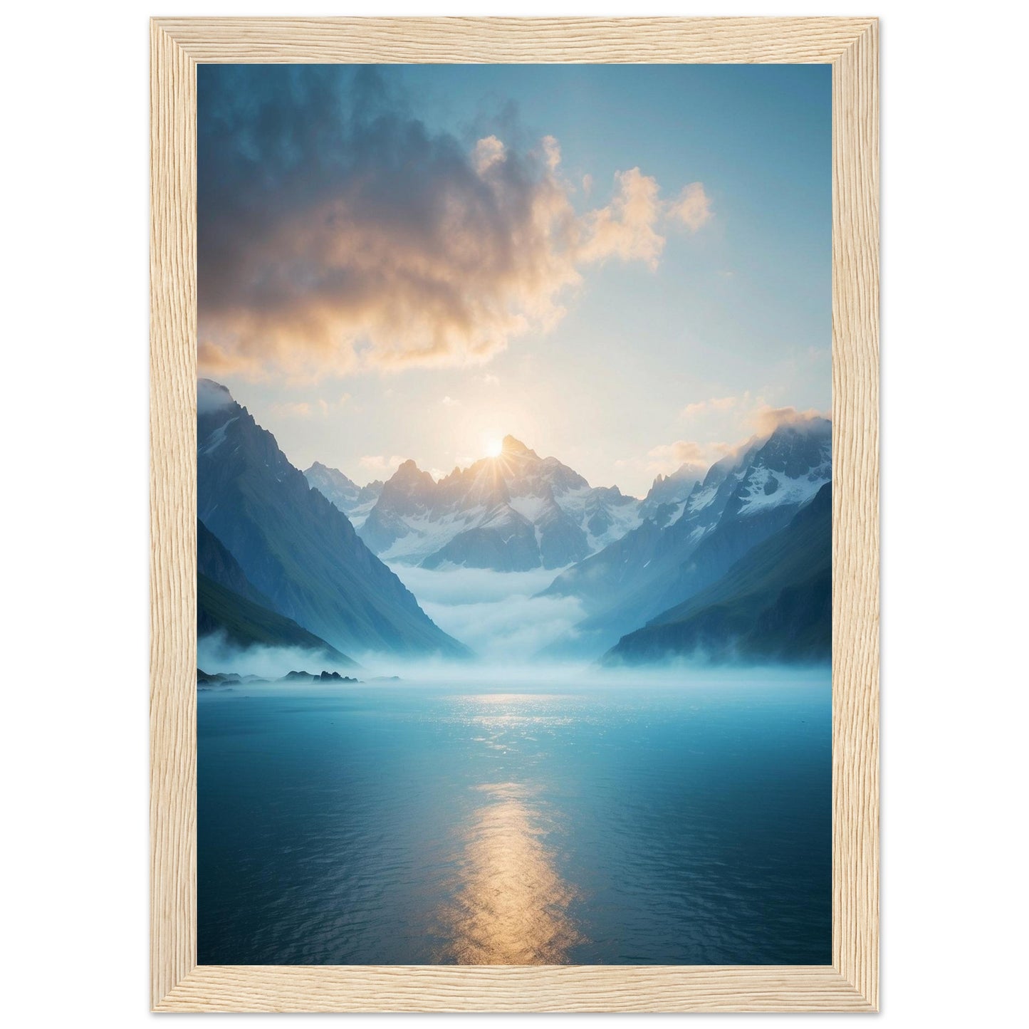 Premium Matte Paper Wooden Framed Poster