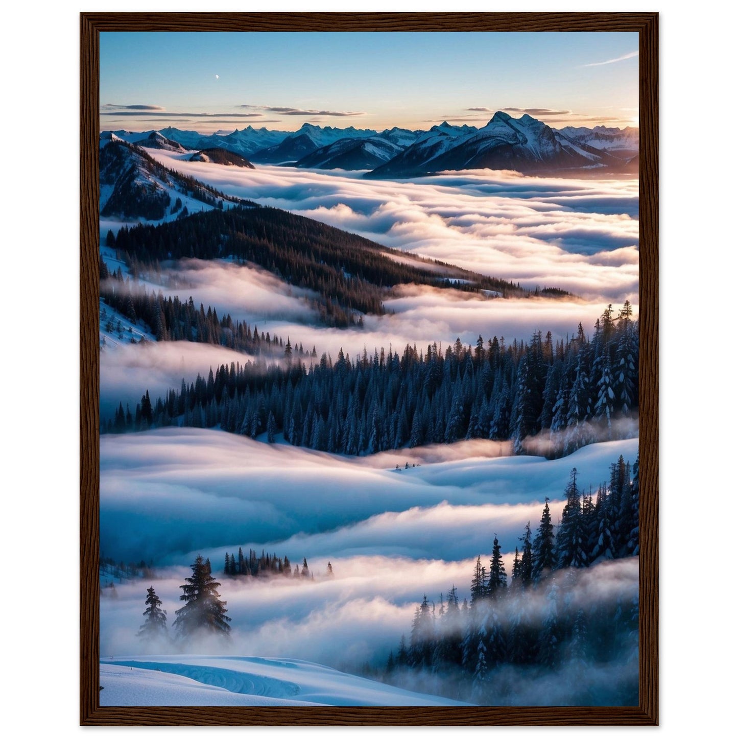 Premium Matte Paper Wooden Framed Poster
