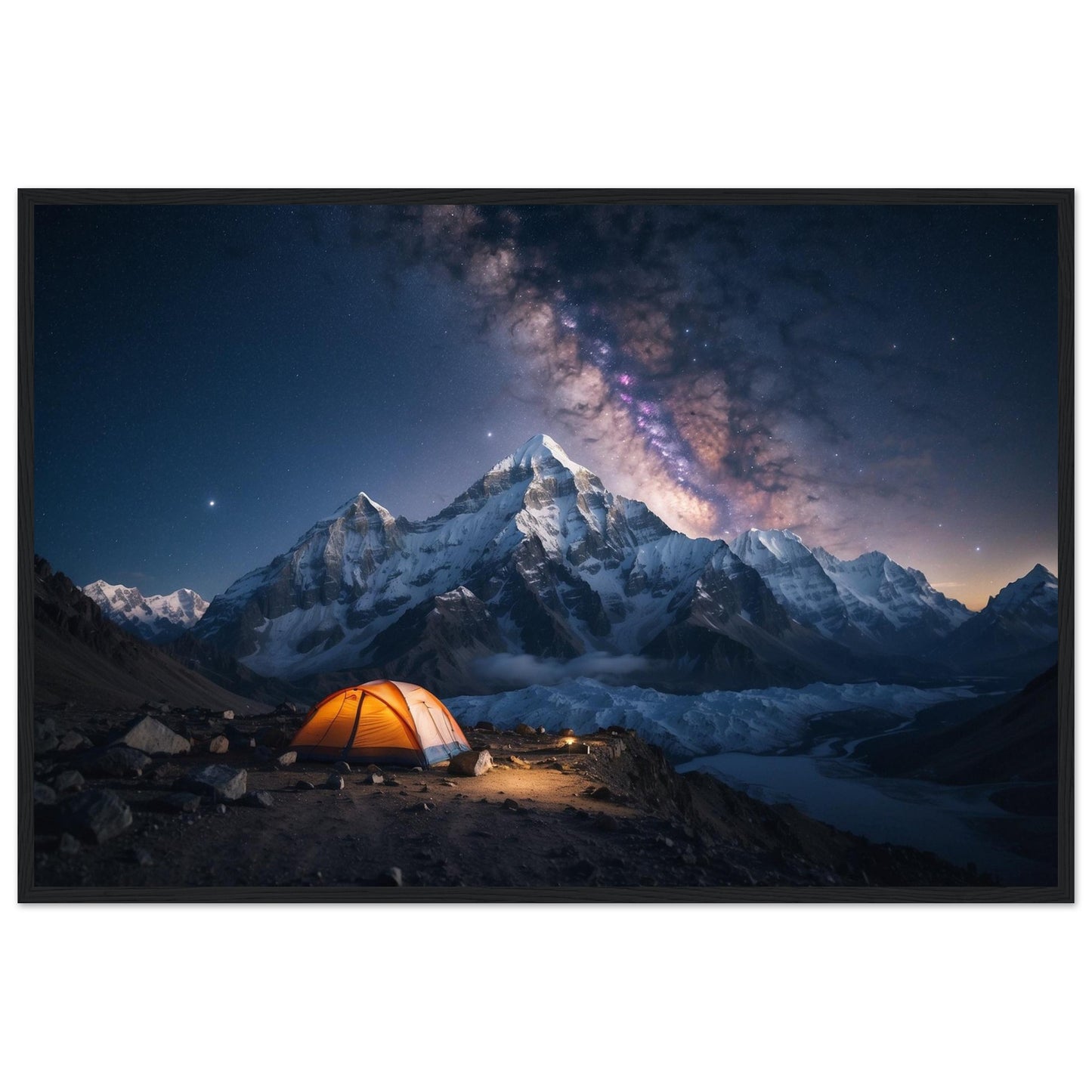 Premium Matte Paper Wooden Framed Poster