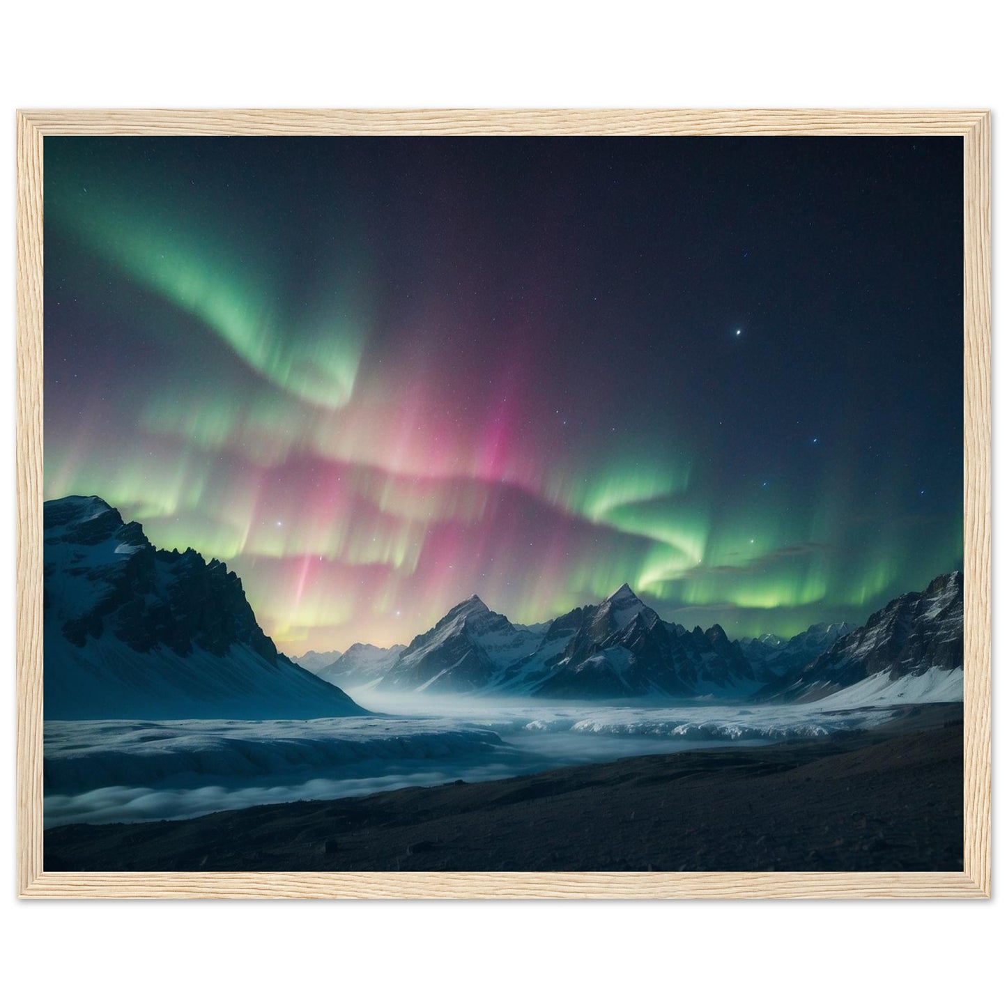 Premium Matte Paper Wooden Framed Poster