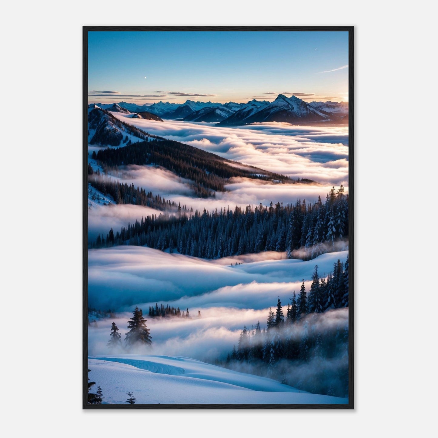Premium Matte Paper Wooden Framed Poster