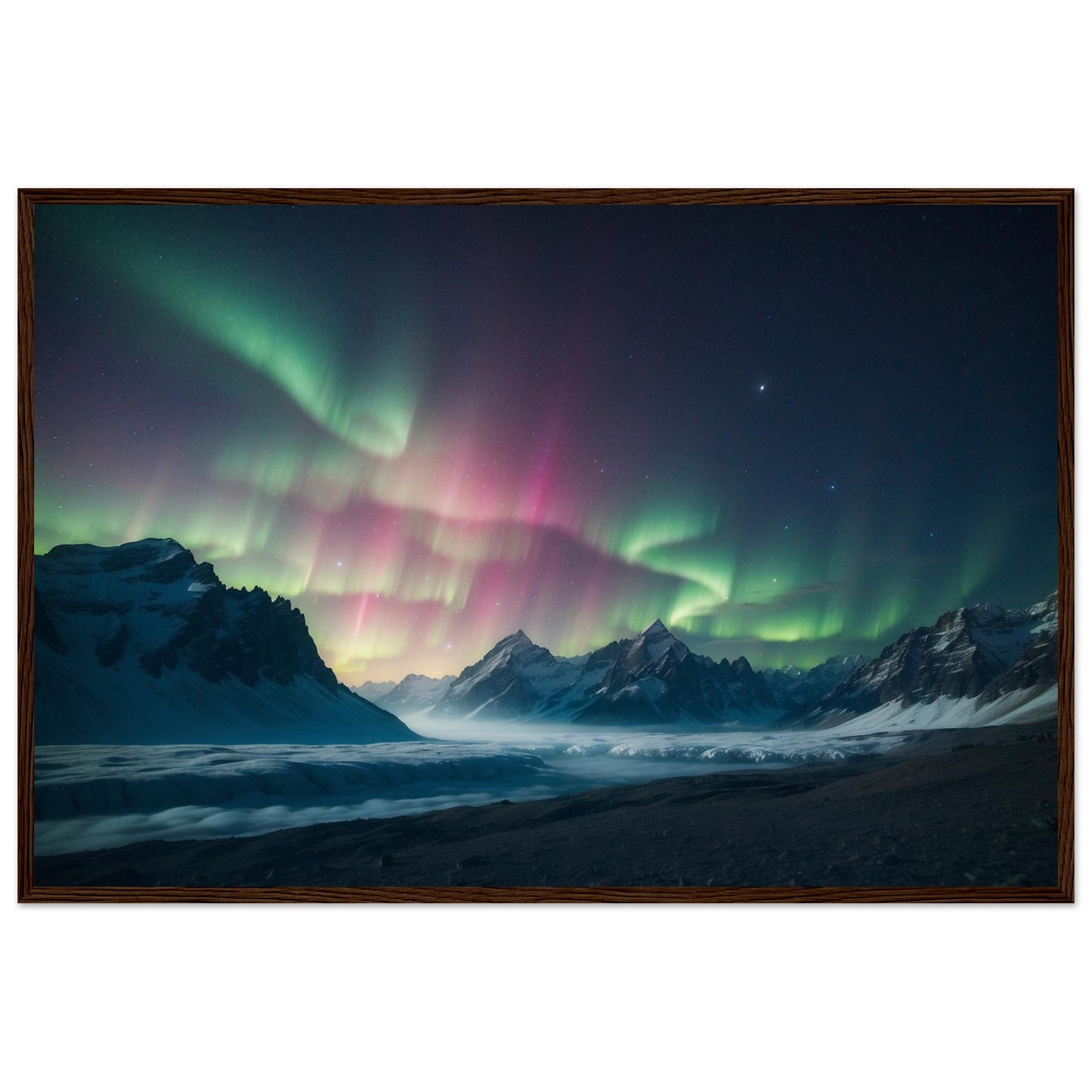 Premium Matte Paper Wooden Framed Poster