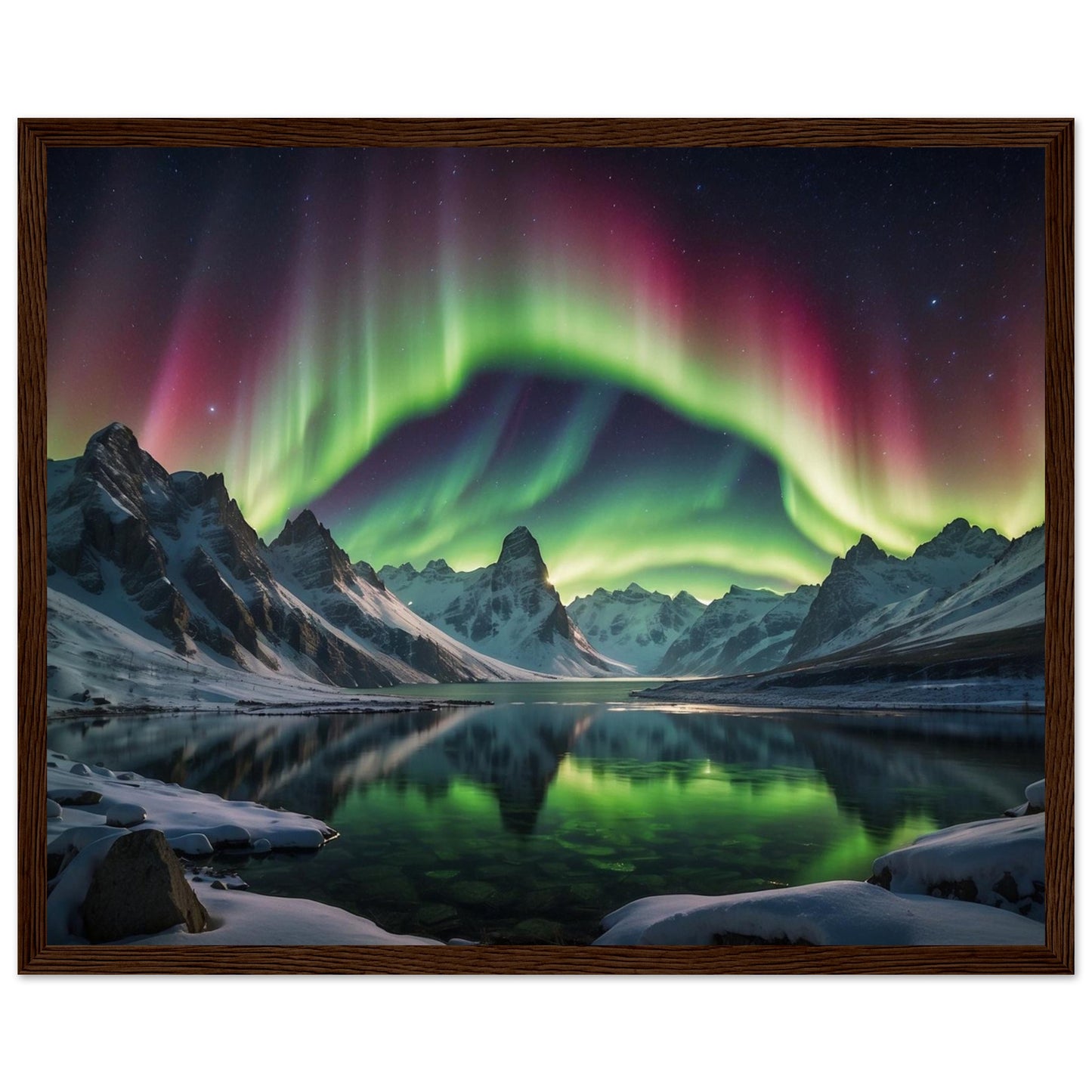 Premium Matte Paper Wooden Framed Poster