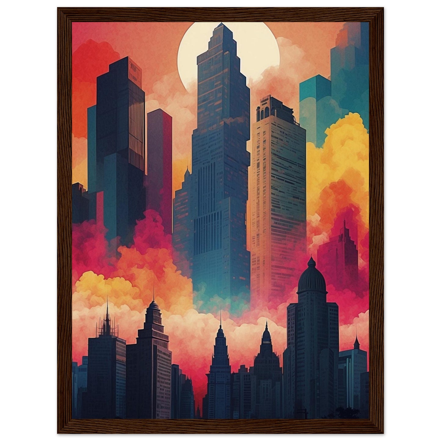 Premium Matte Paper Wooden Framed Poster