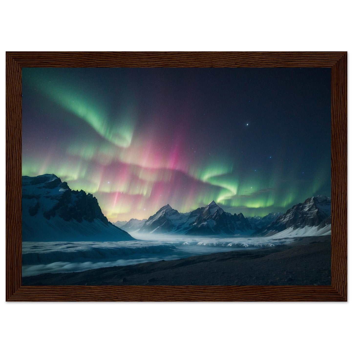 Premium Matte Paper Wooden Framed Poster