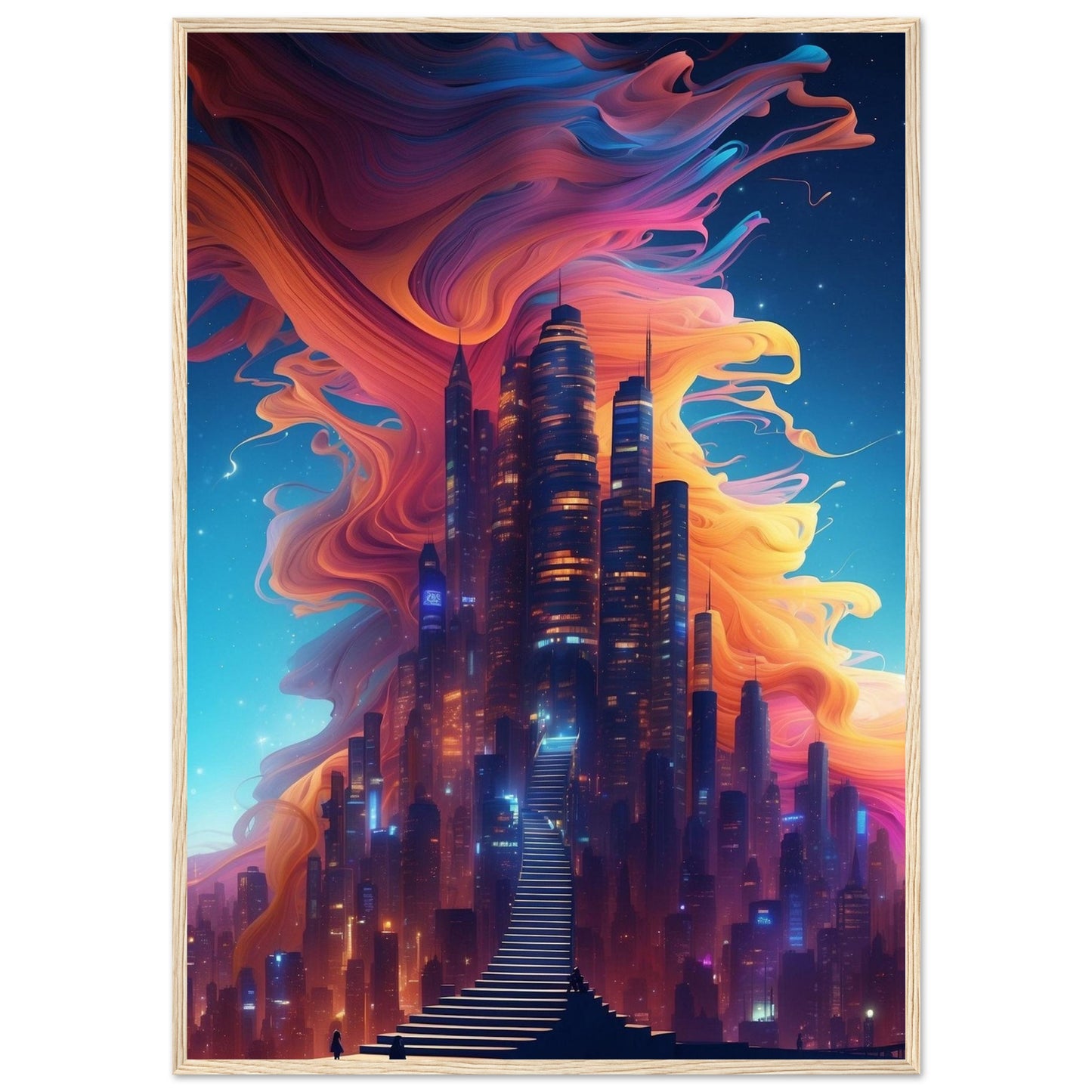 Premium Matte Paper Wooden Framed Poster