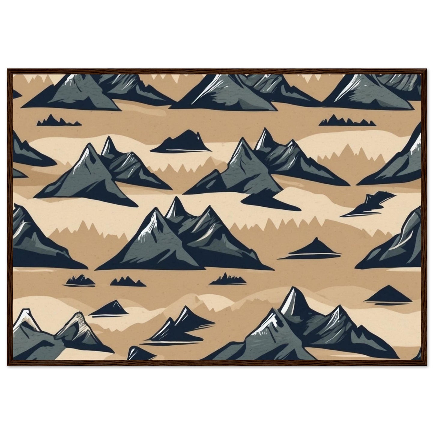 Premium Matte Paper Wooden Framed Poster
