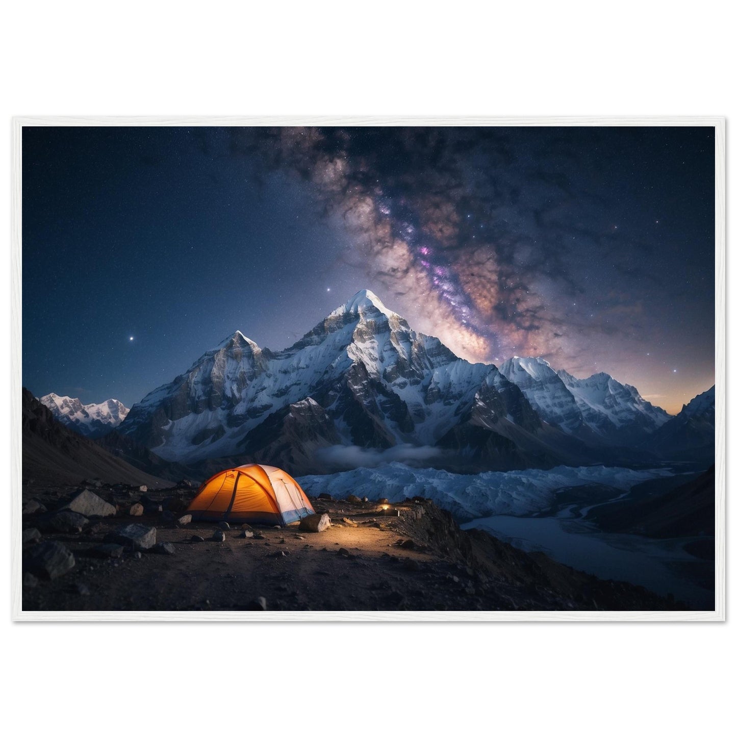 Premium Matte Paper Wooden Framed Poster