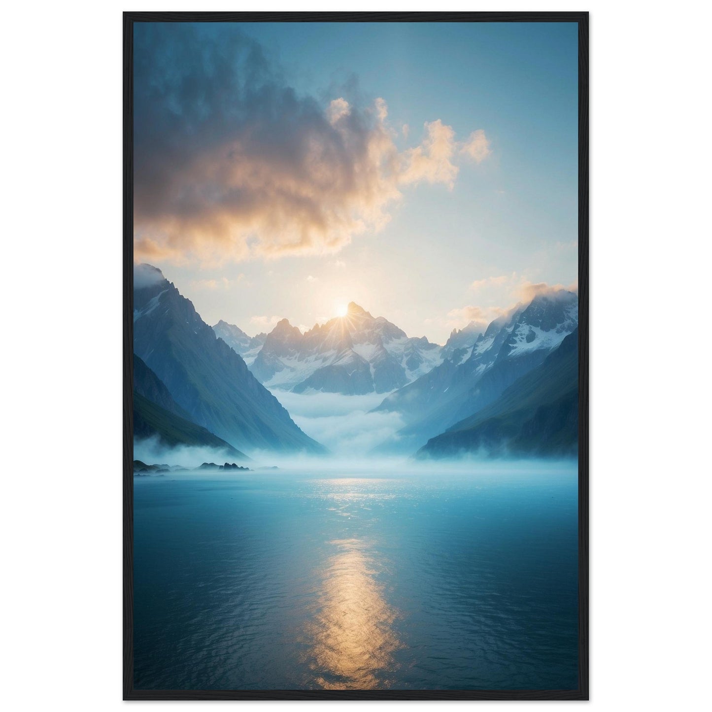 Premium Matte Paper Wooden Framed Poster