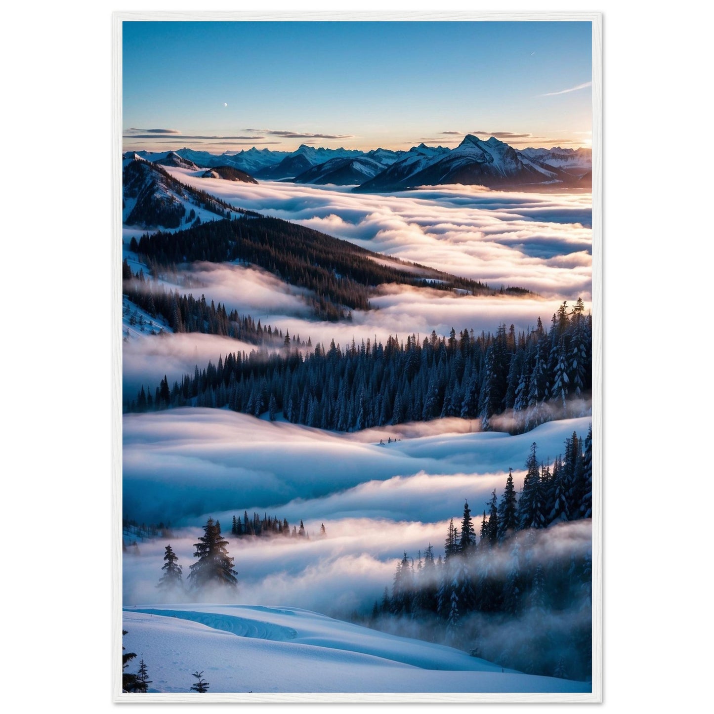 Premium Matte Paper Wooden Framed Poster