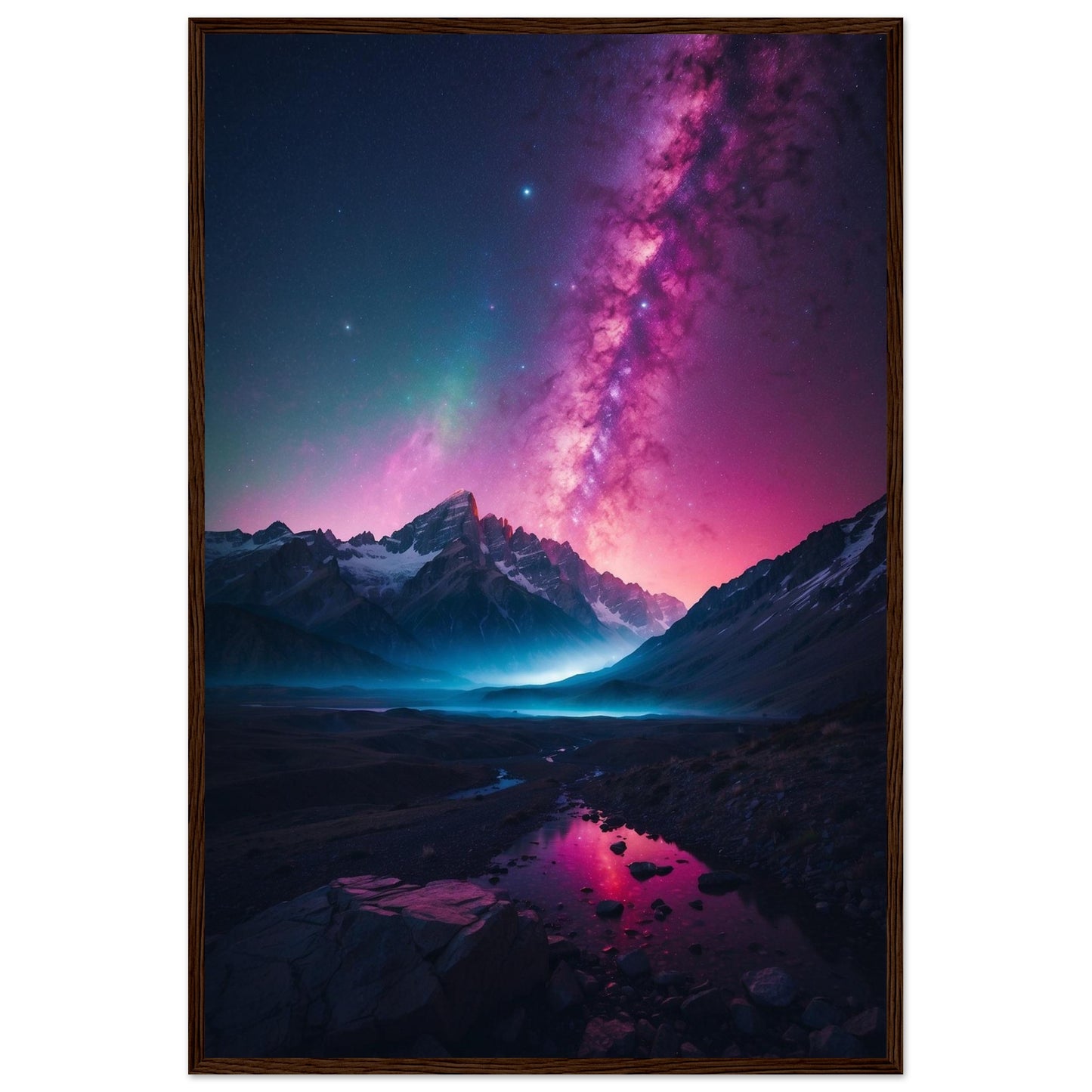 Premium Matte Paper Wooden Framed Poster