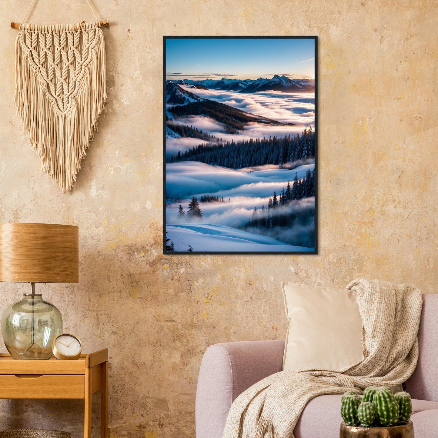 Premium Matte Paper Wooden Framed Poster