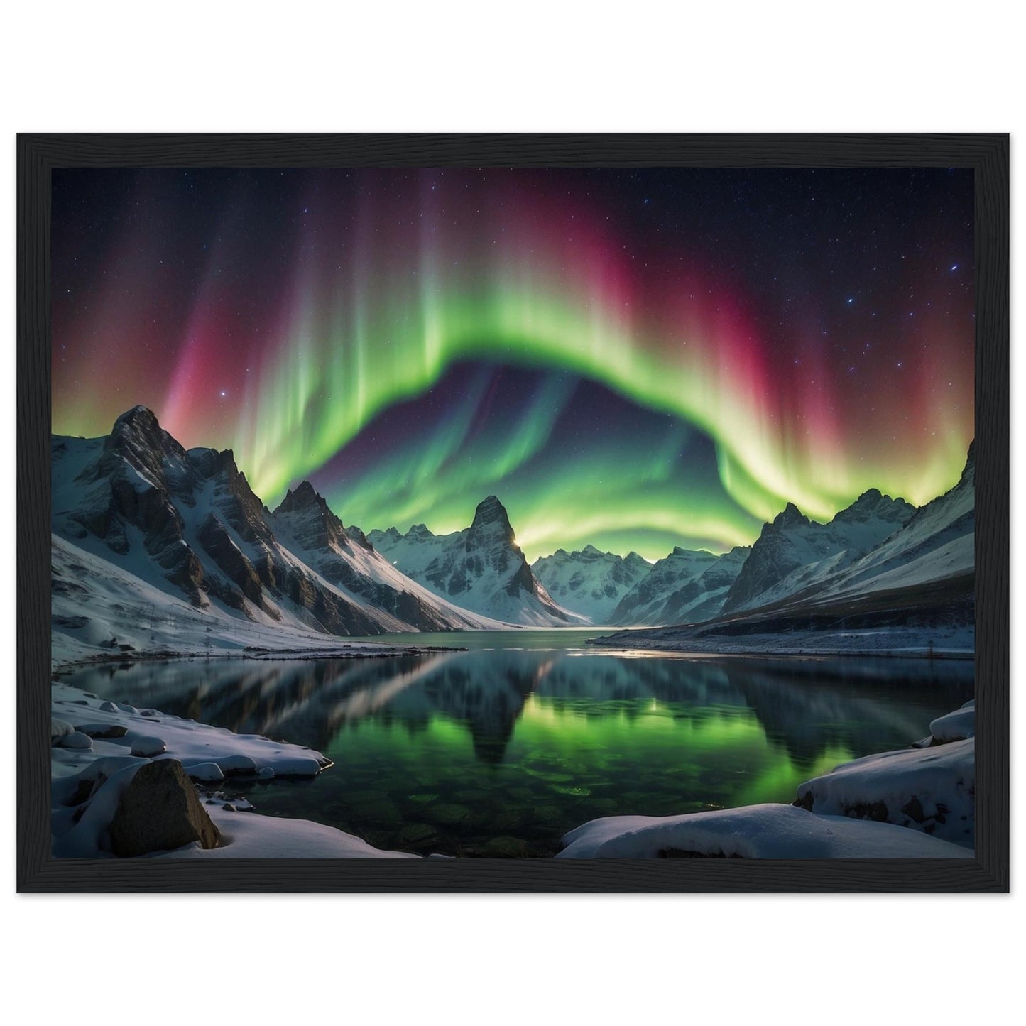 Premium Matte Paper Wooden Framed Poster