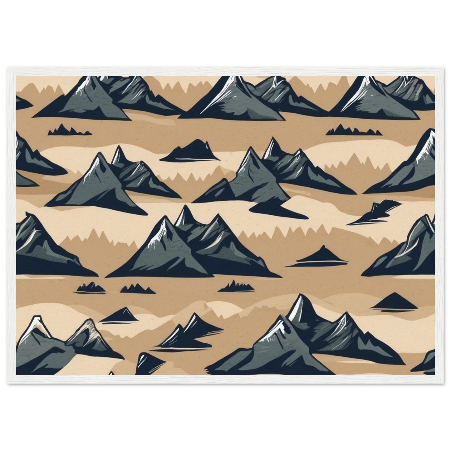 Premium Matte Paper Wooden Framed Poster