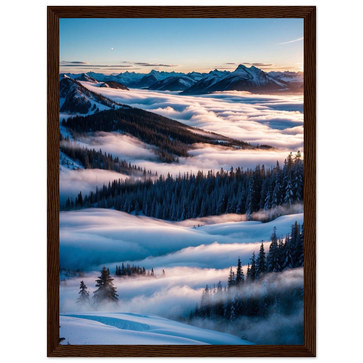 Premium Matte Paper Wooden Framed Poster