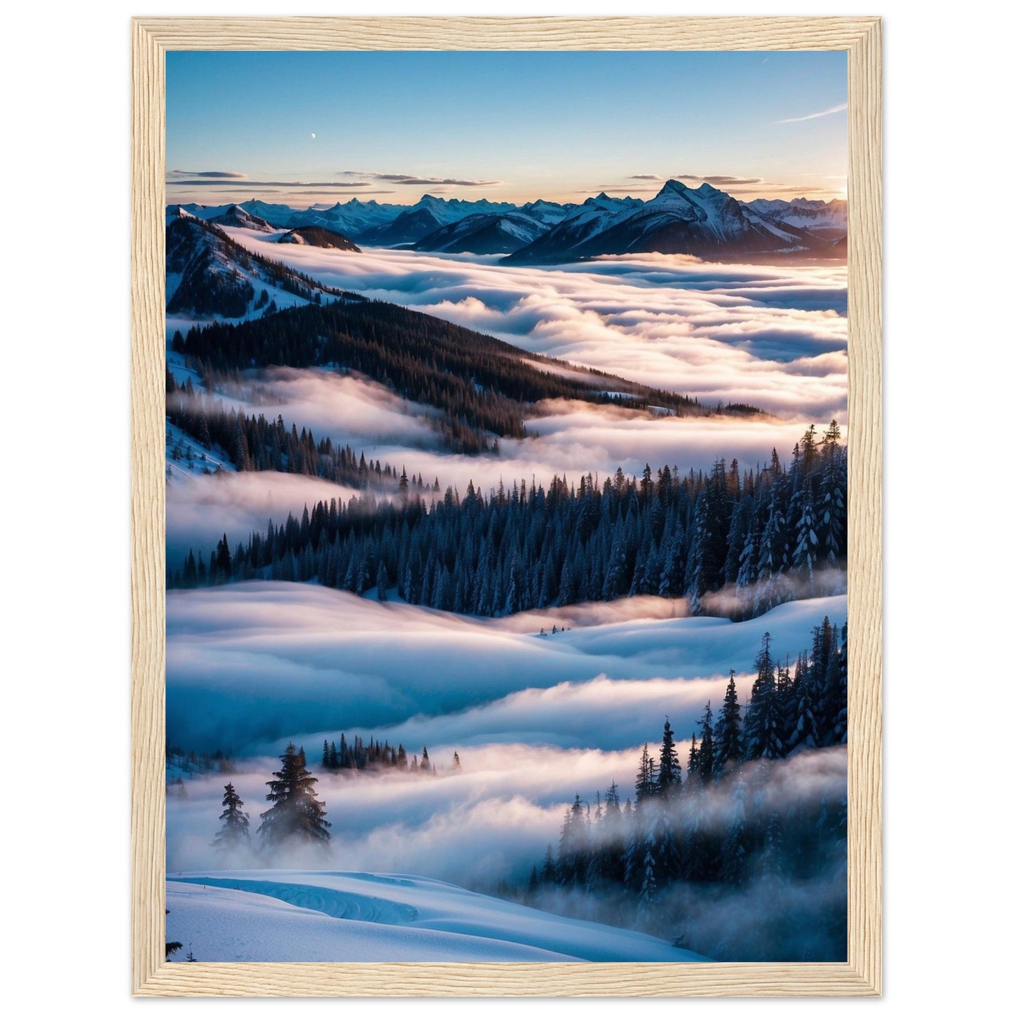 Premium Matte Paper Wooden Framed Poster