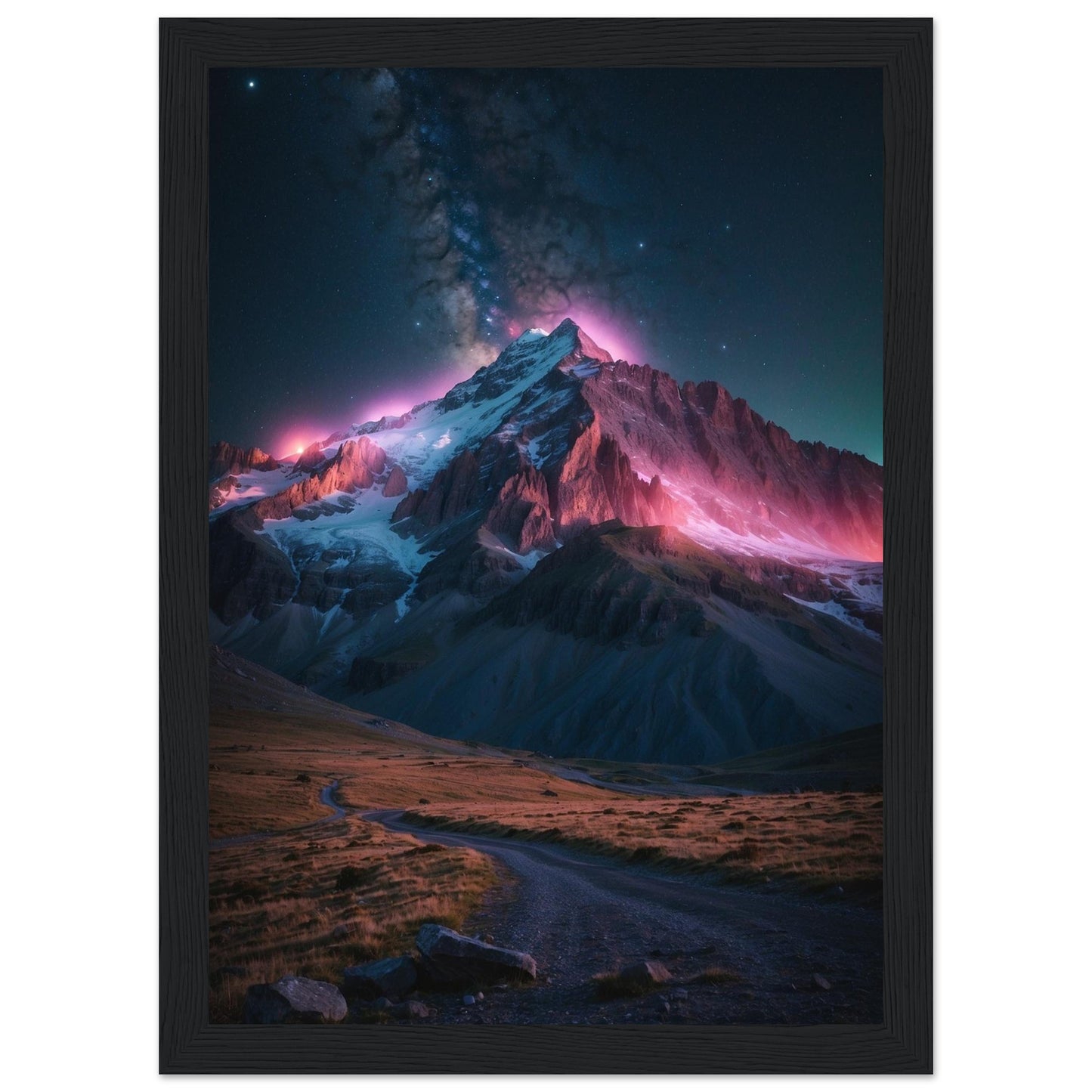 Premium Matte Paper Wooden Framed Poster