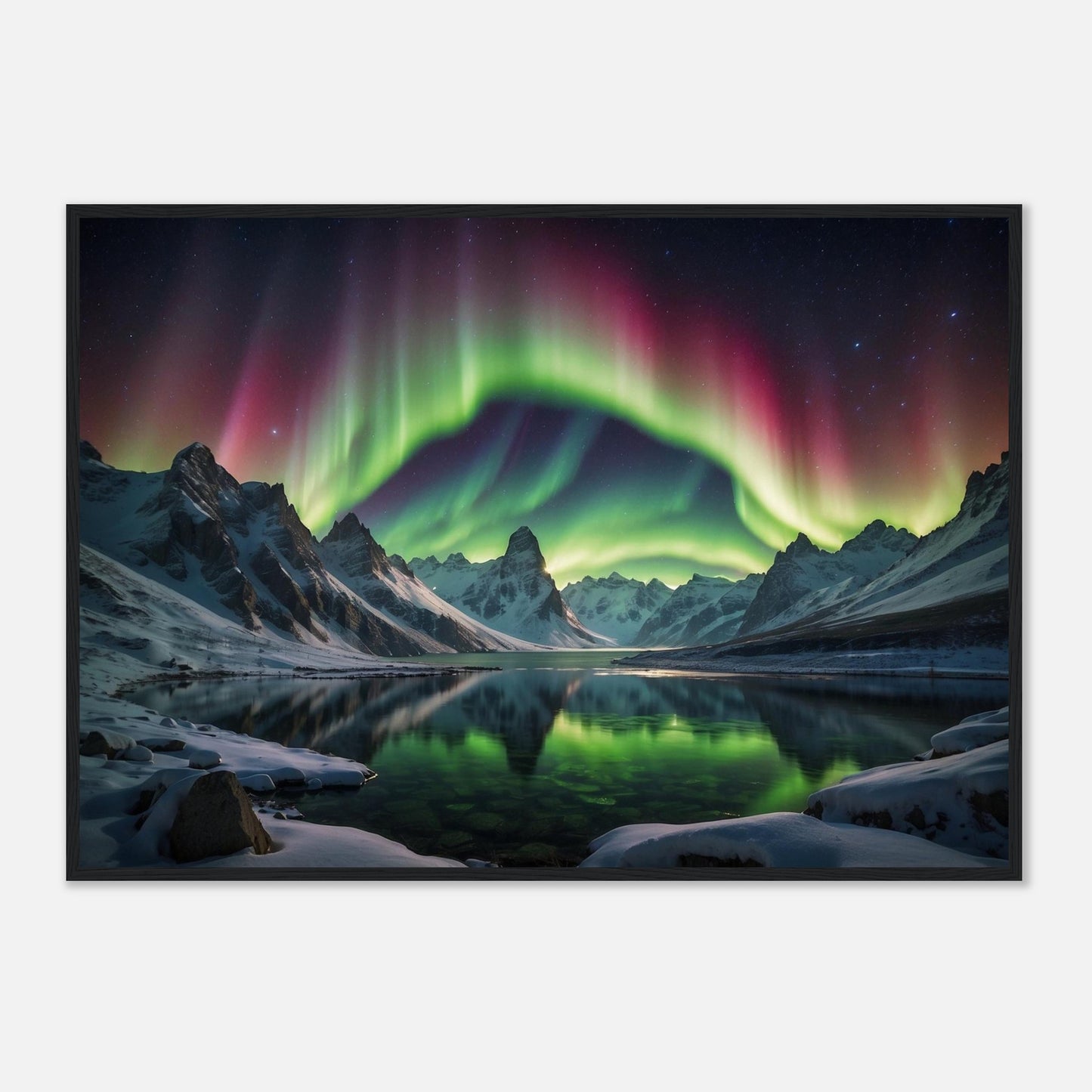 Premium Matte Paper Wooden Framed Poster