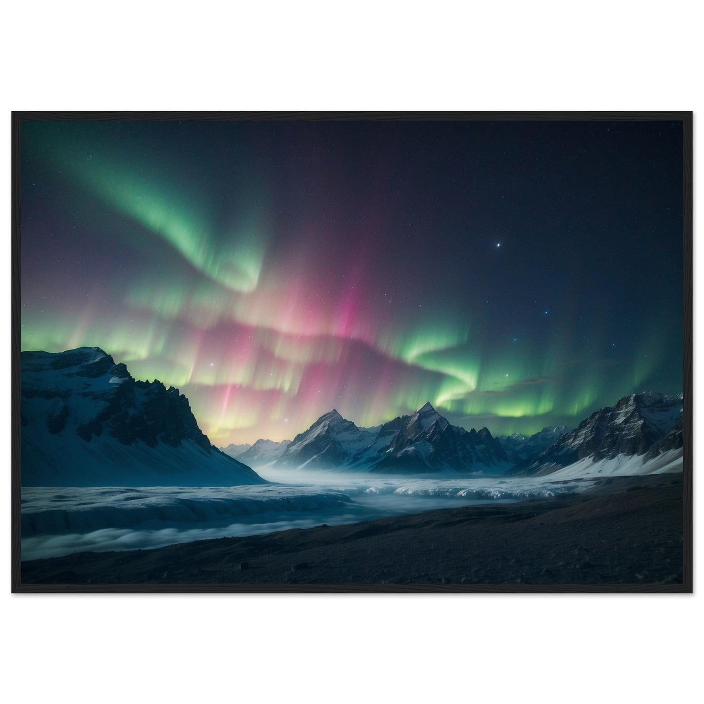 Premium Matte Paper Wooden Framed Poster