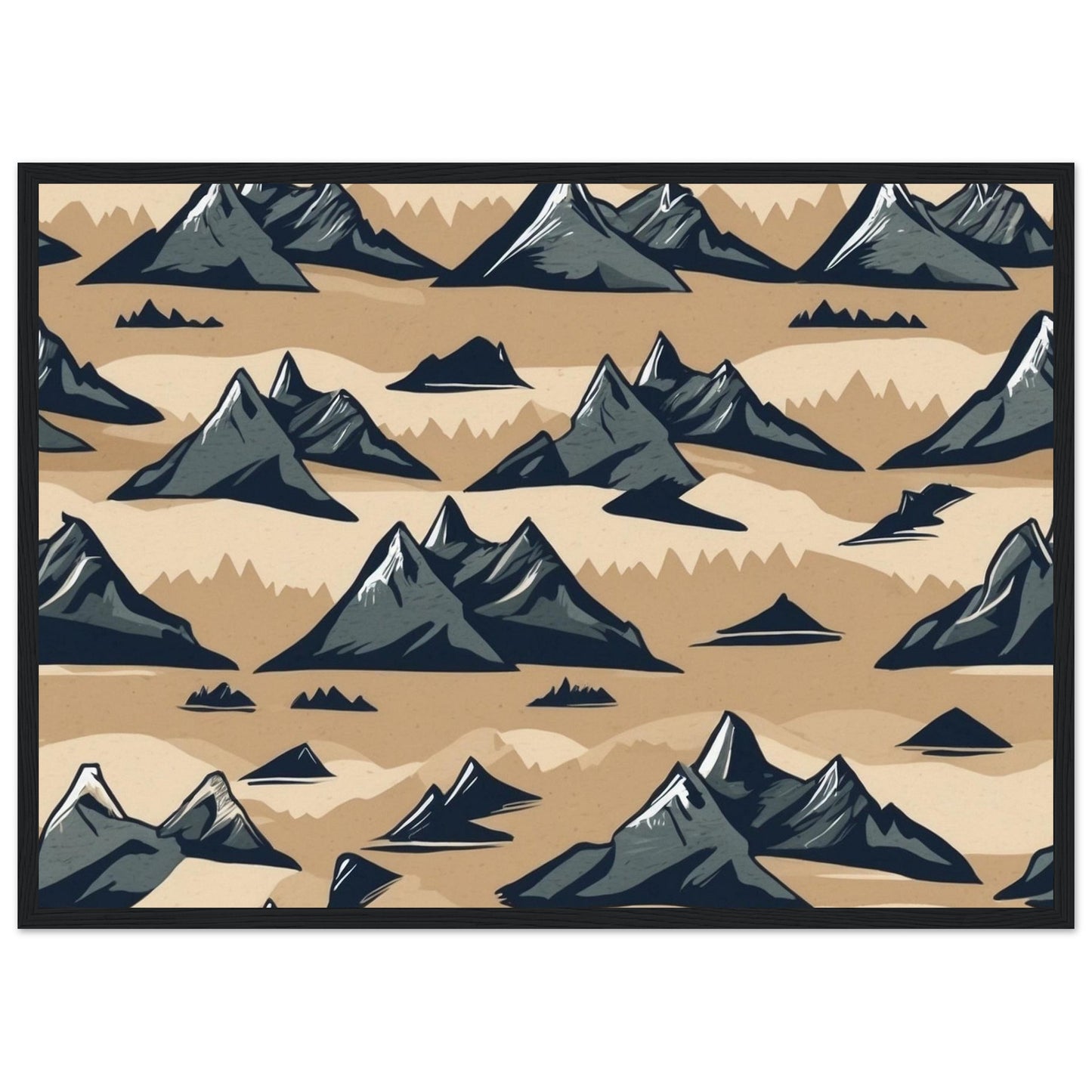 Premium Matte Paper Wooden Framed Poster
