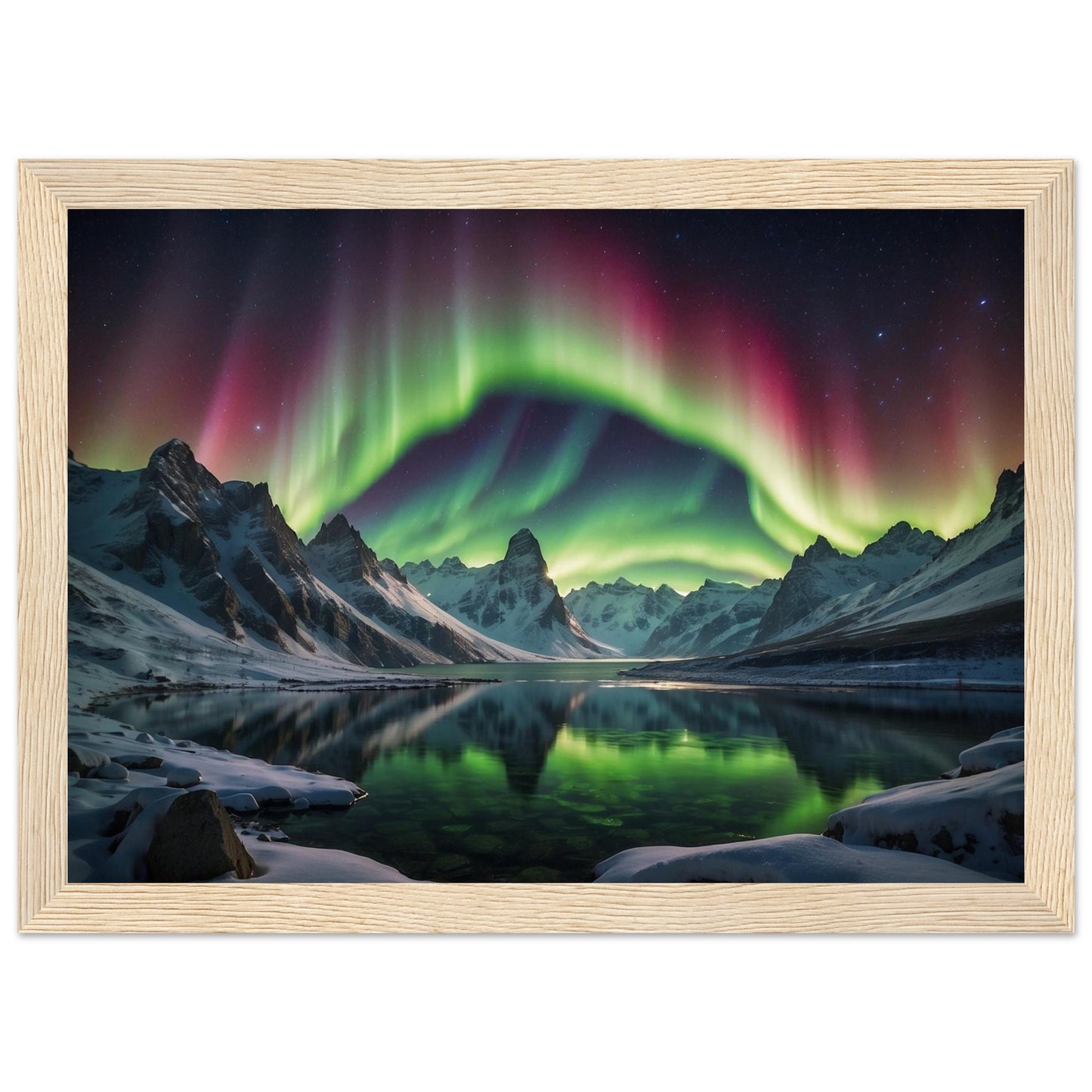 Premium Matte Paper Wooden Framed Poster