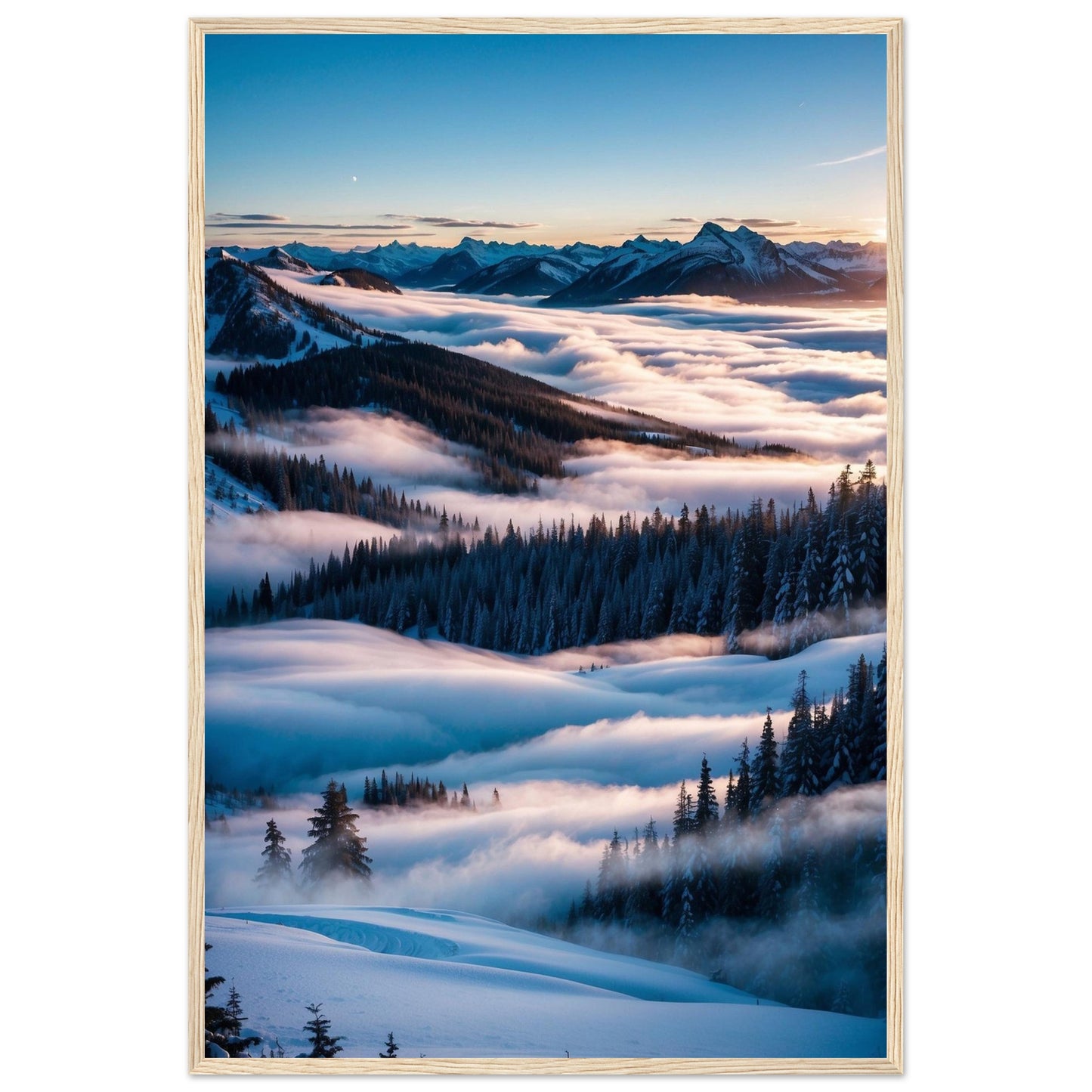 Premium Matte Paper Wooden Framed Poster