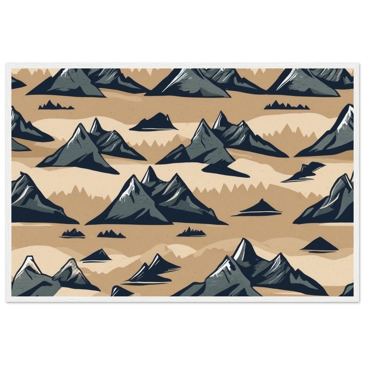 Premium Matte Paper Wooden Framed Poster