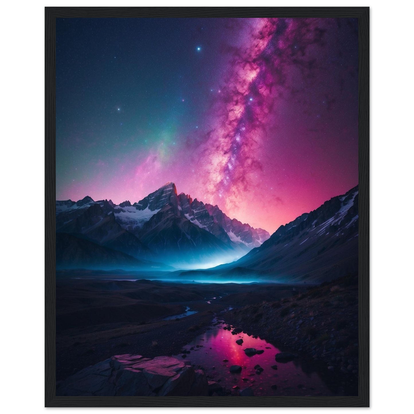 Premium Matte Paper Wooden Framed Poster