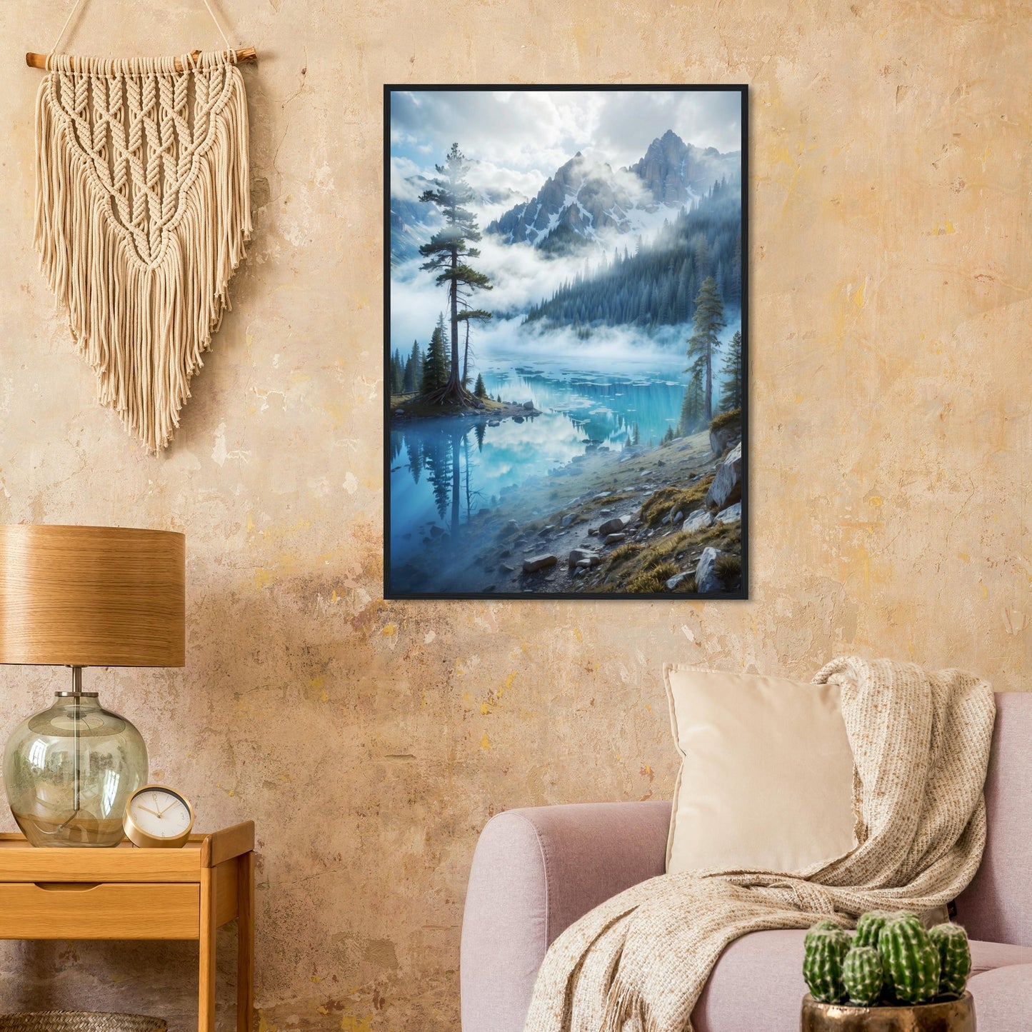 Premium Matte Paper Wooden Framed Poster