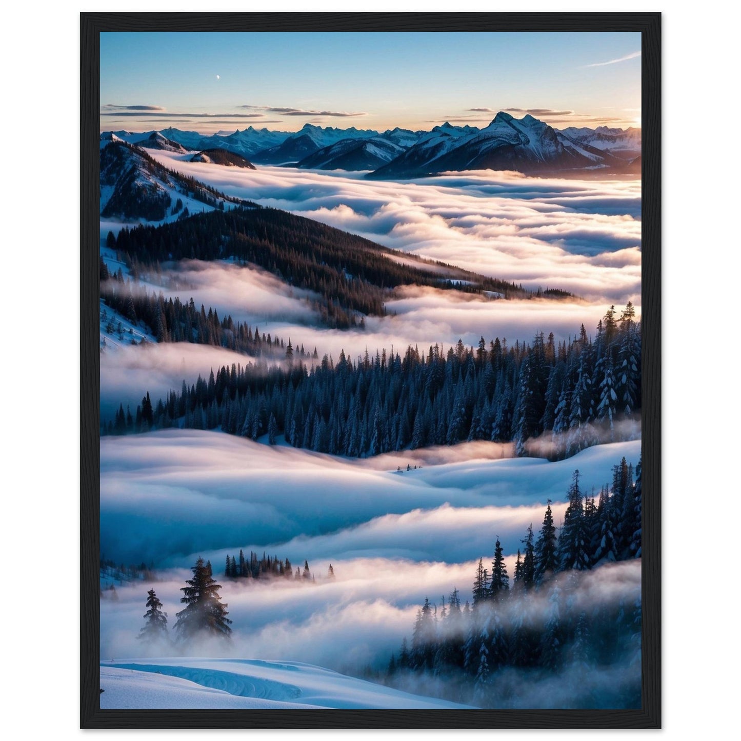 Premium Matte Paper Wooden Framed Poster