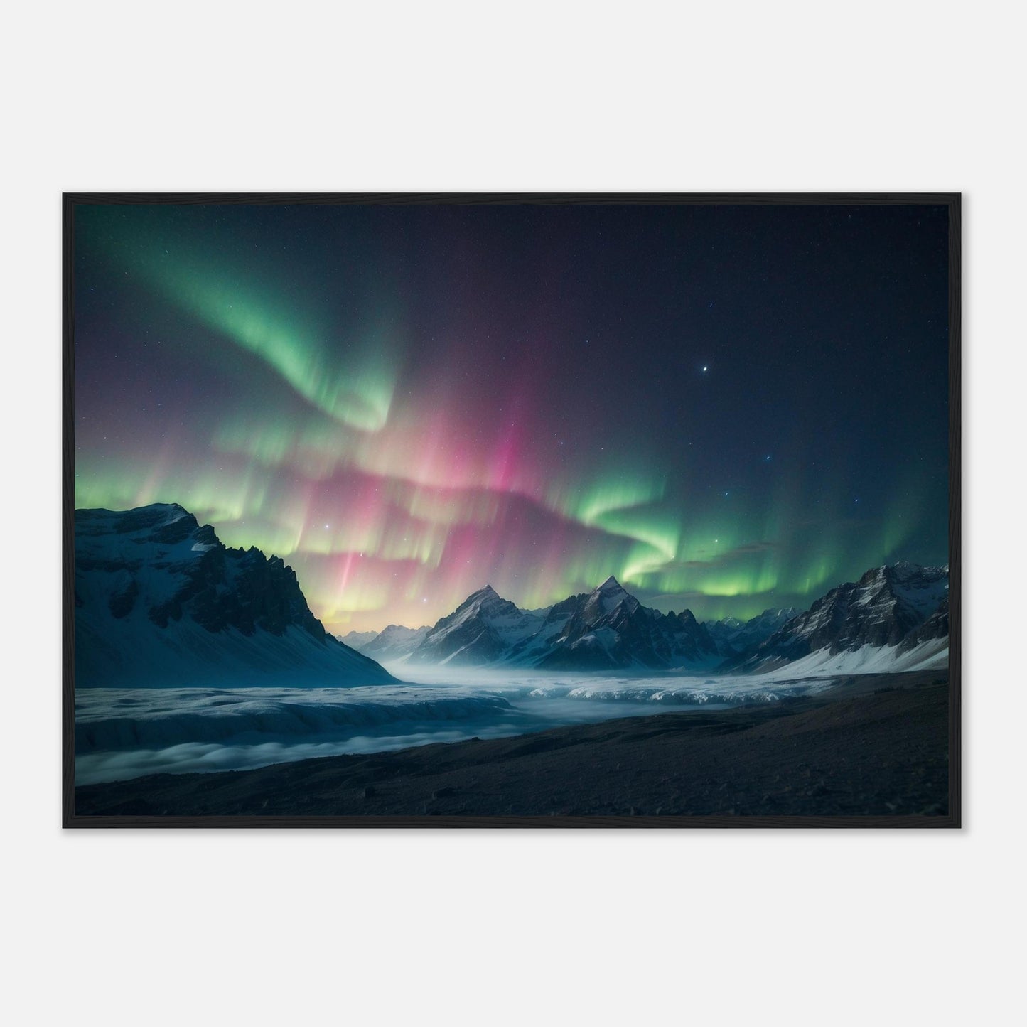 Premium Matte Paper Wooden Framed Poster