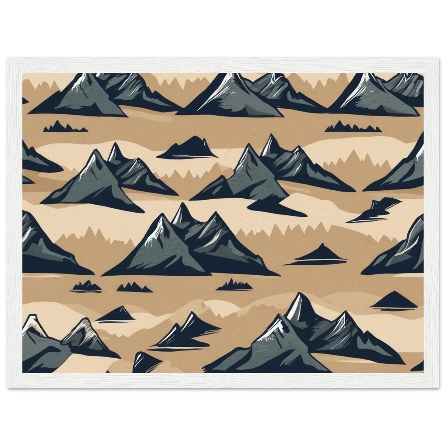 Premium Matte Paper Wooden Framed Poster