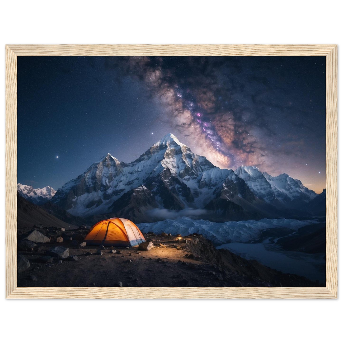Premium Matte Paper Wooden Framed Poster