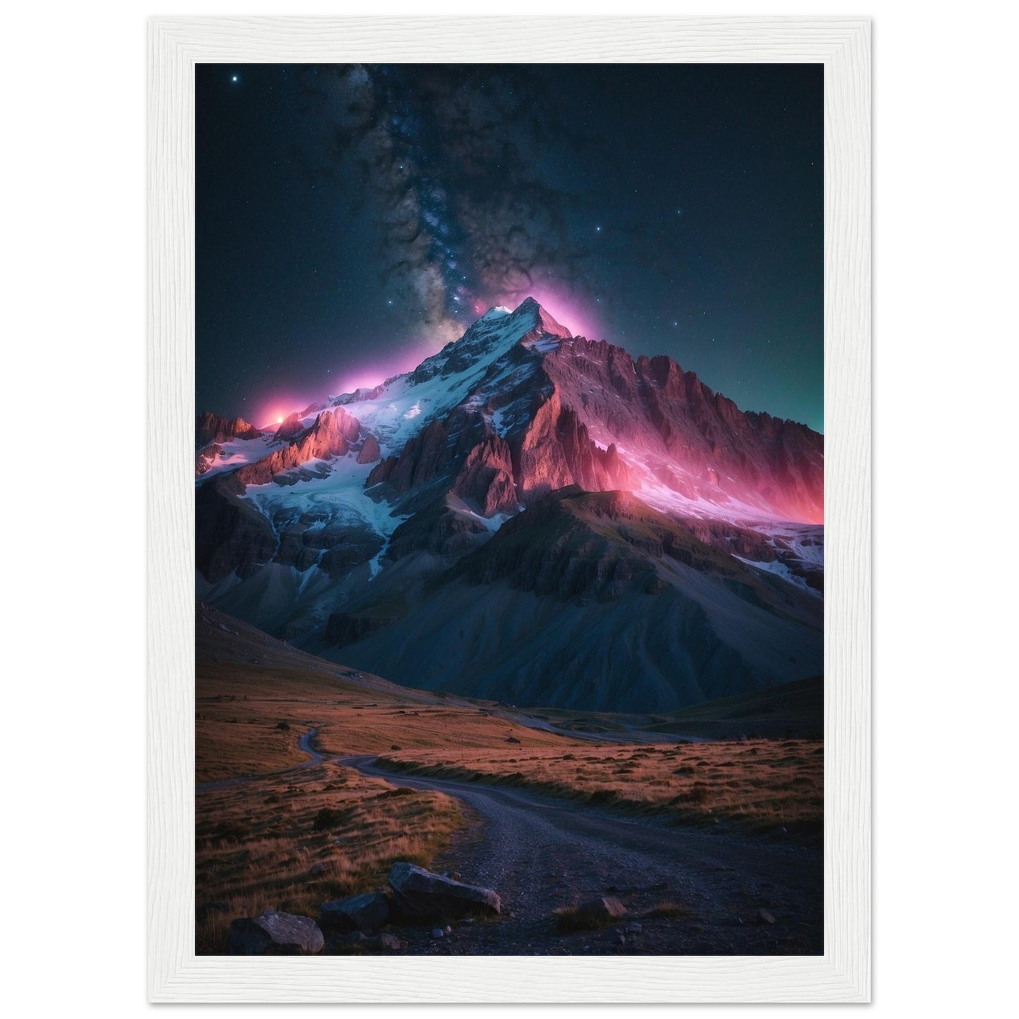 Premium Matte Paper Wooden Framed Poster