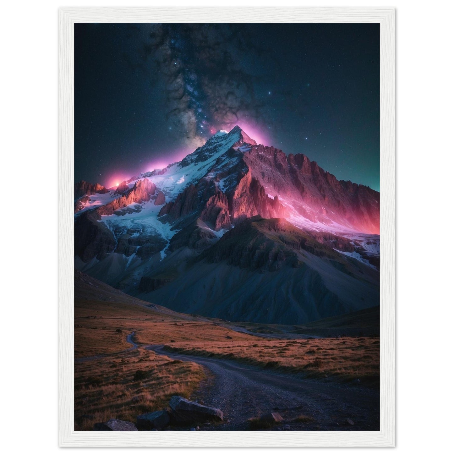 Premium Matte Paper Wooden Framed Poster